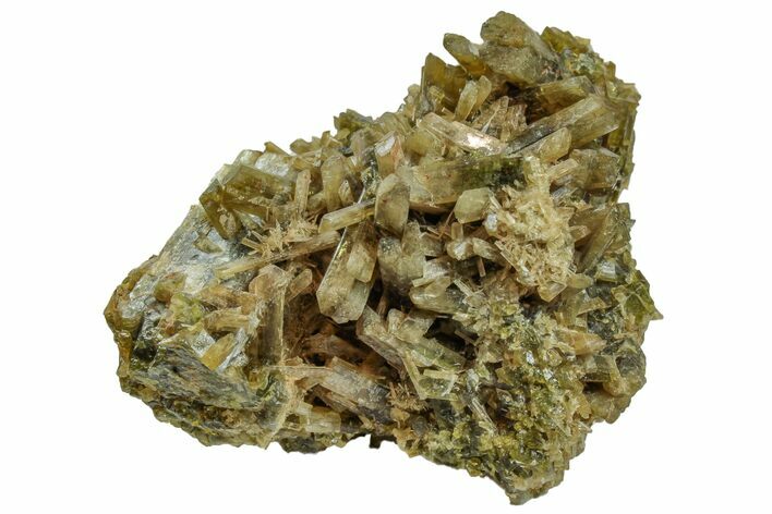 Clinozoisite Crystal Cluster - Peru #169644